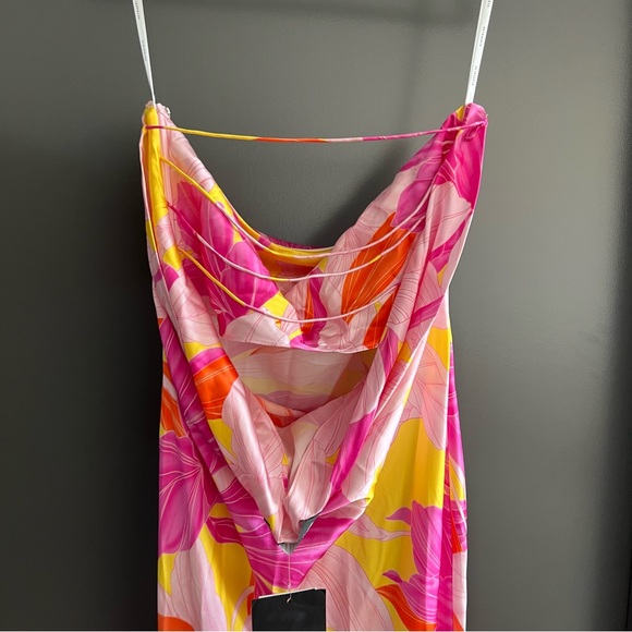 Retrofete Keaton silk maxi dress in botanical floral Size Small NEW! with tags! - Picture 9 of 12